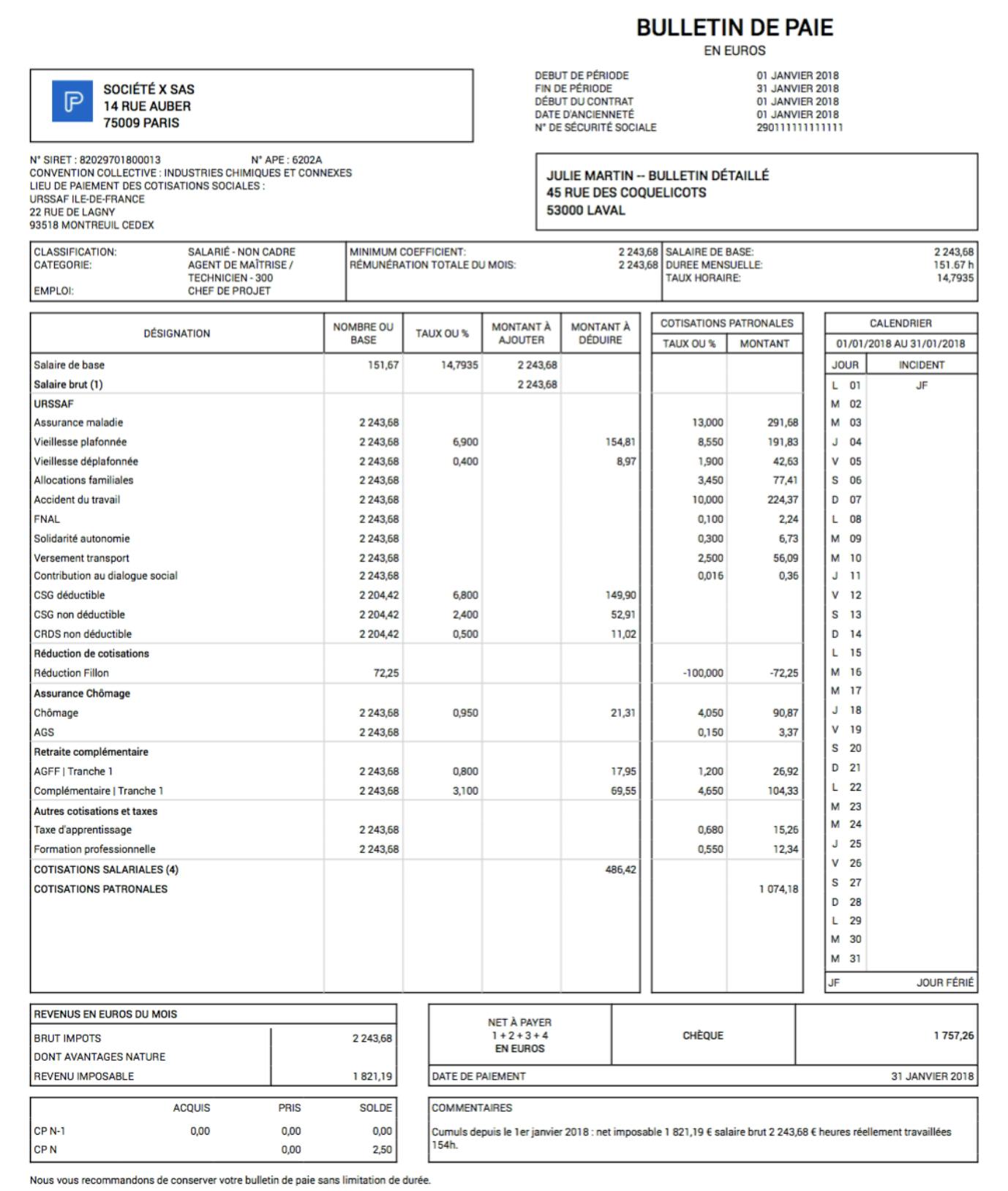 Bulletin de salaire simplifié en 2021 : définition, mentions ...